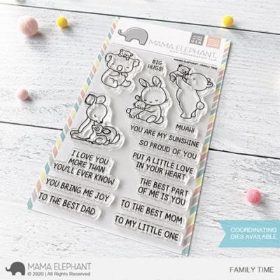 Mama Elephant Clear Stamps - Family Time